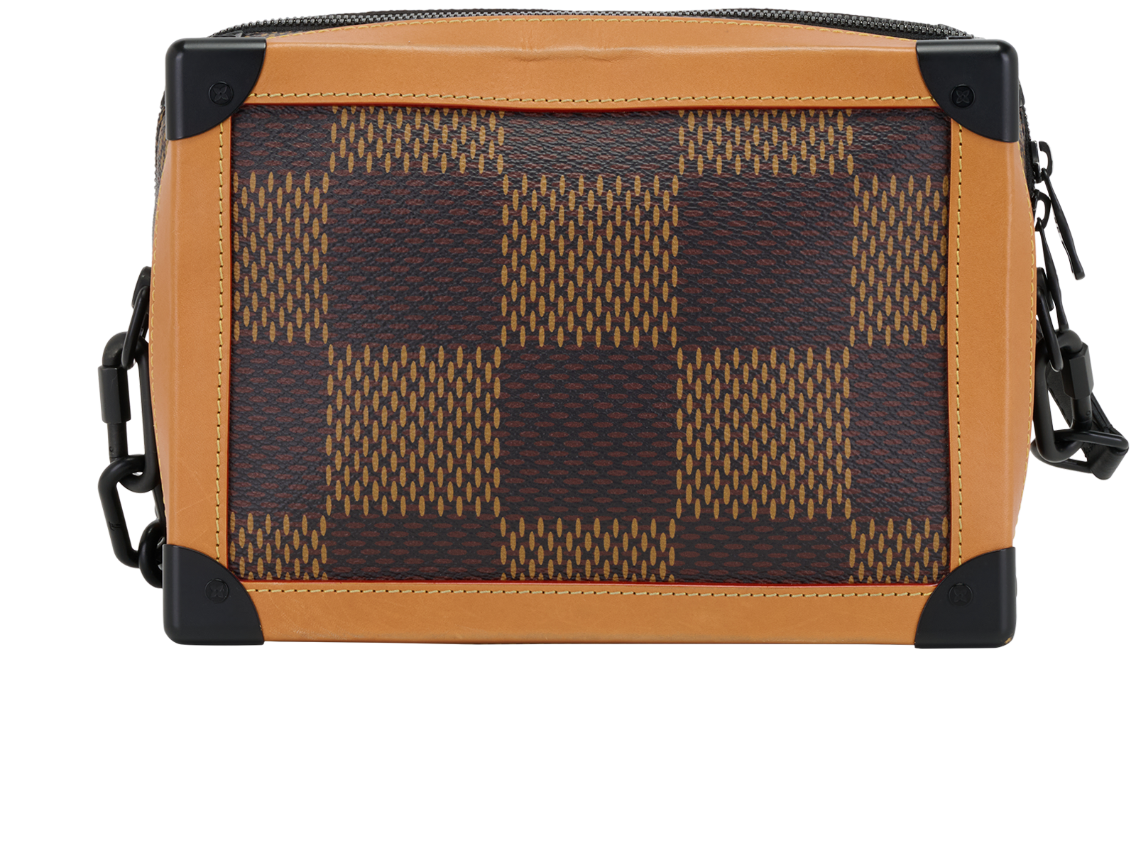 Soft Trunk, &pound;1,700, Handbags, Brown, Canvas, Back view